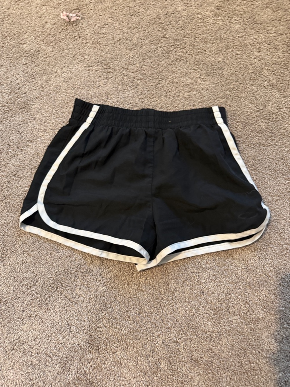 Champion Black Shorts with White Trim